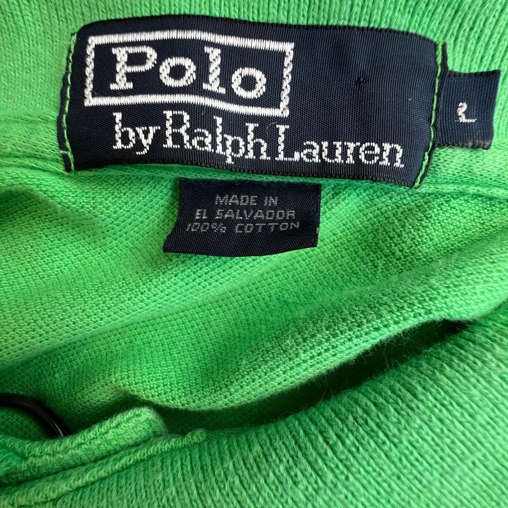 Polo by Ralph Lauren Men’s Green Classic Polo Shirt SZ L